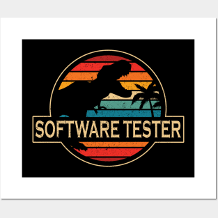 Software Tester Dinosaur Posters and Art